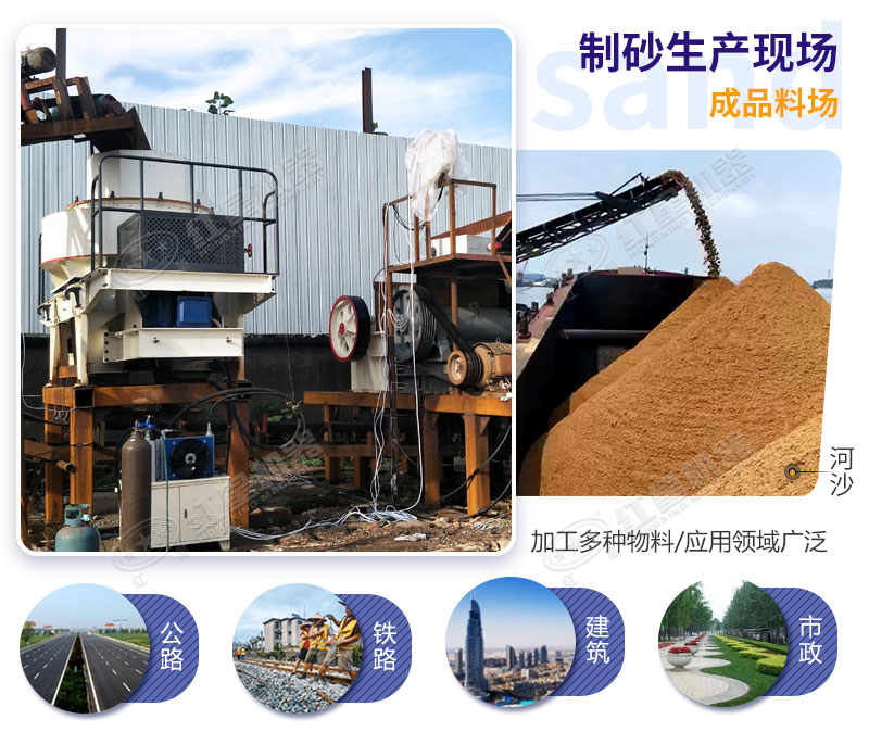 制砂生產(chǎn)線成品質(zhì)量高、效益高