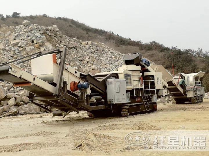 建筑垃圾破碎現(xiàn)場，選好設(shè)備收益更高