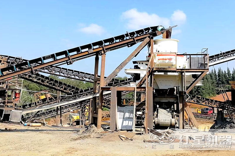 制砂機(jī)成品粒型好，成品多用于建筑工程，道路基建